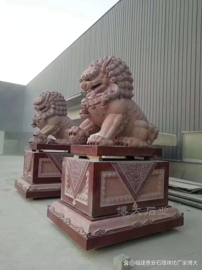 开云电子石狮子在村落修建中的粉饰气势派头(图3)